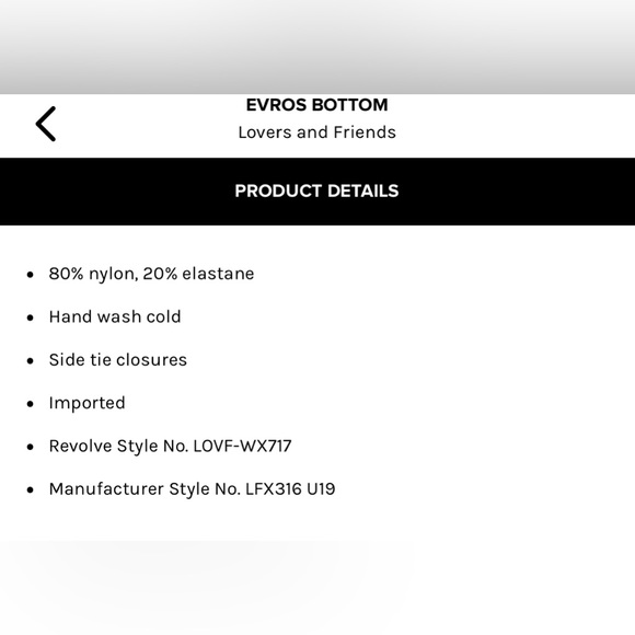 Lovers + Friends Evros Bikini Bottoms Size XL NWT - Picture 5 of 6